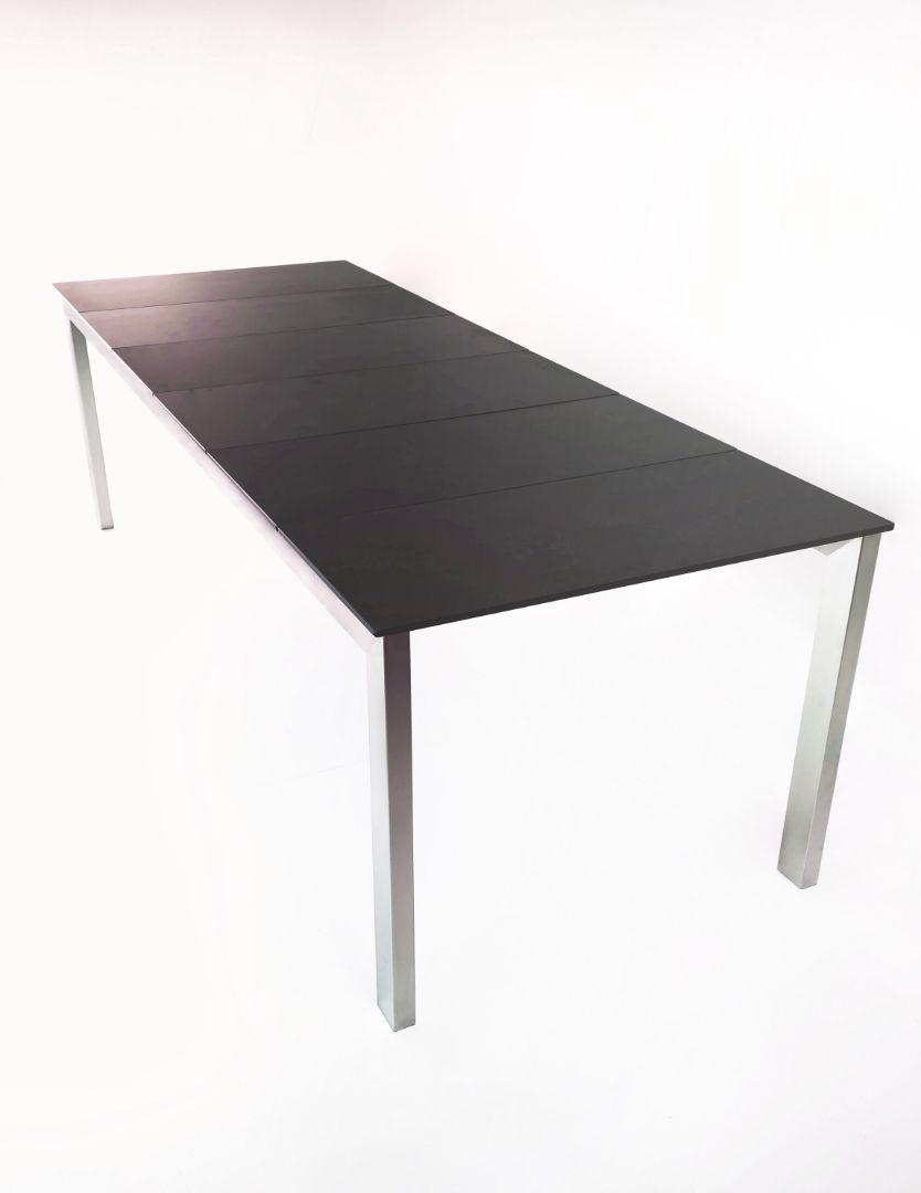 Elevated - Tavolo minimalista vetroceramica e acciaio inox - 220 cm x 90 cm - Rawdsign - Rawdsign - 